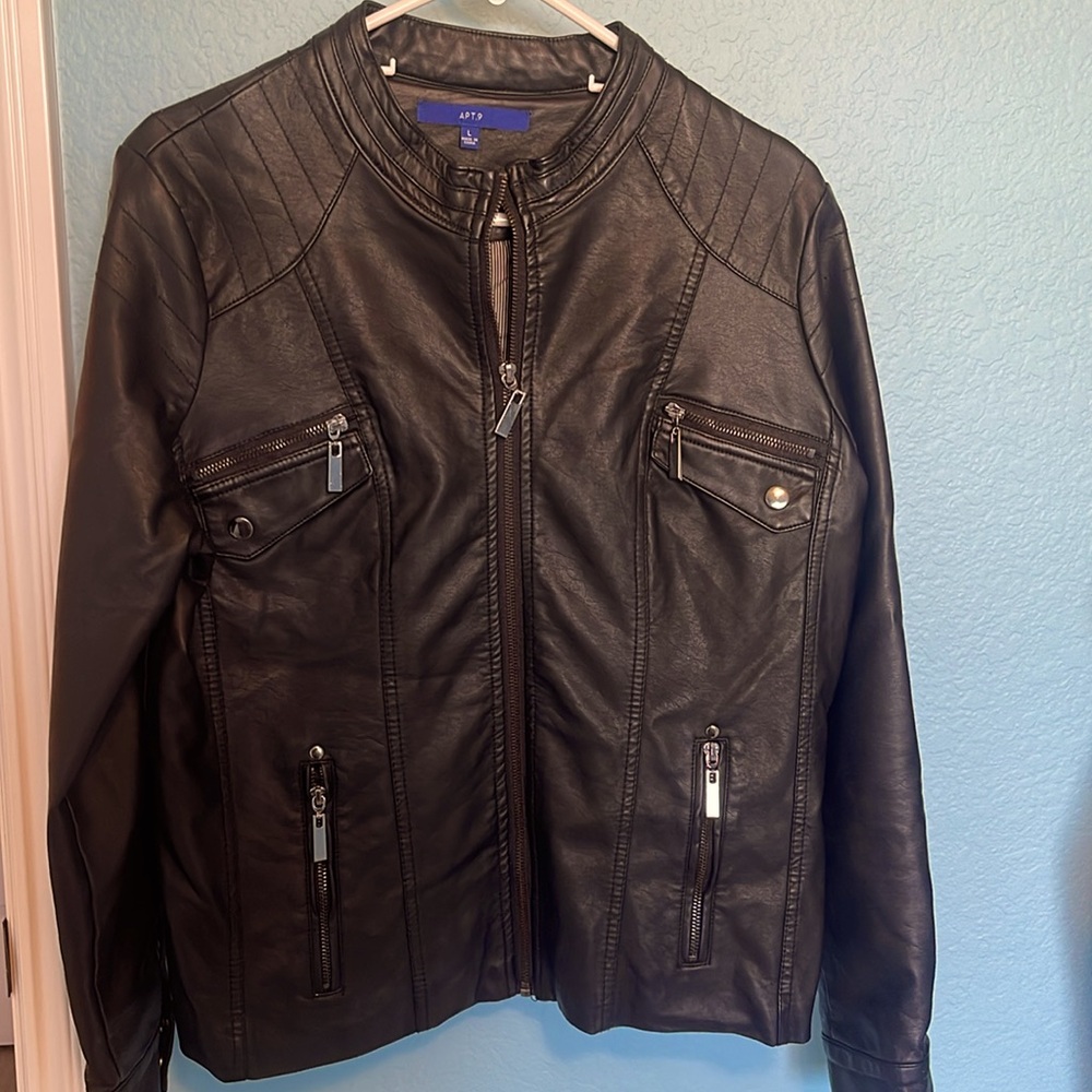 Black Moto jacket. Apt 9. Size large.